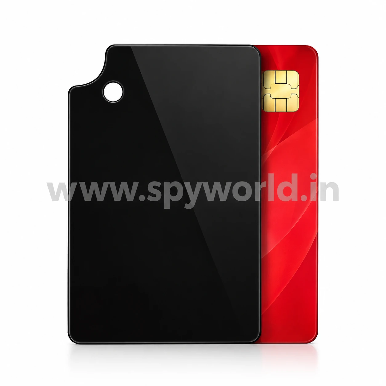 Black ID Card 2G GPS Tracker for Kids, Students & Senior Citizens, Live GPS Tracking, 2-Way Calling, SOS & Audio Monitoring