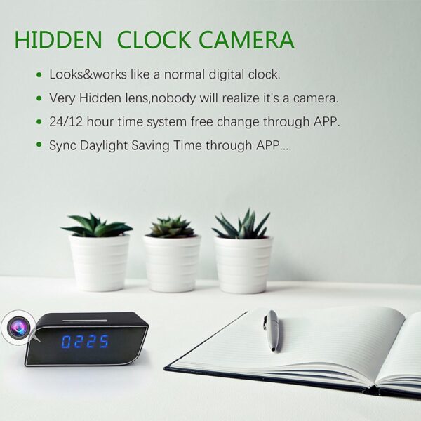 hidden clock camera