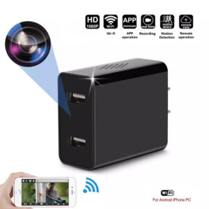 USB Charger WiFi Spy Camera with long LAsting Battery Back Up.