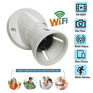 Bulb Holder Spy Hidden HD Camera with Audio in India.