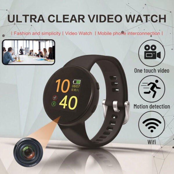 1080P HD WIFI Mini Watch Camera Portable DV Audio Recorder Sports Bracelet Cam Men s Watch 6