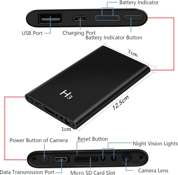 Power bank Hidden Camera