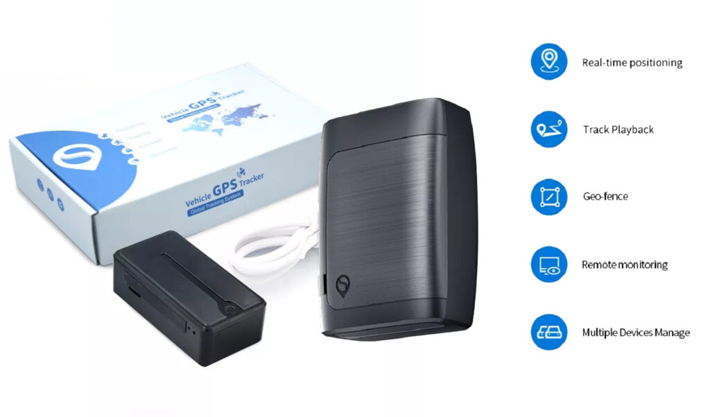 portable gps tracker with audio