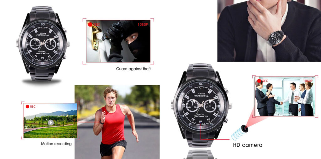 wrist watch spy camera hd